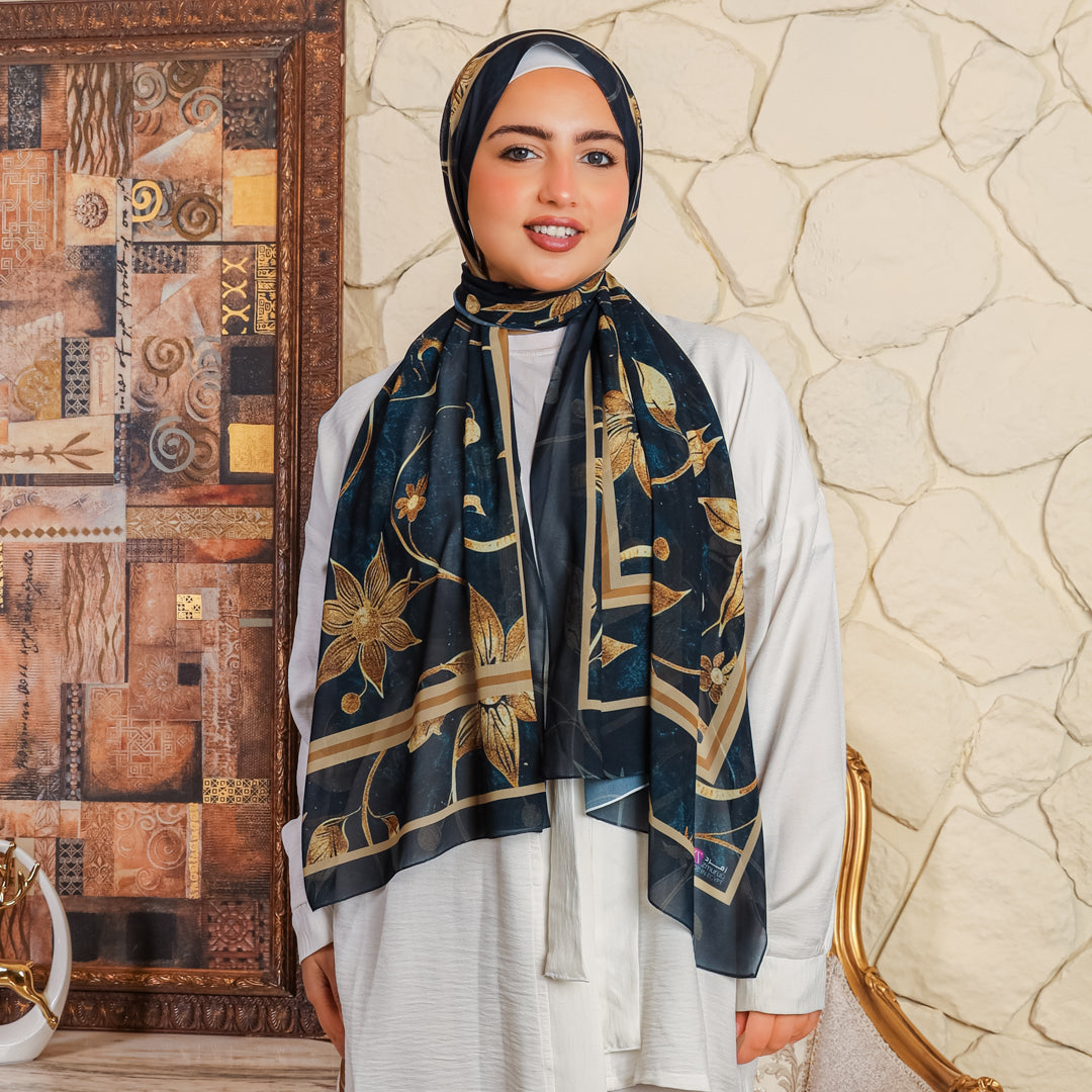 طرحة شيفون ديجيتال ٢متر - SC9299