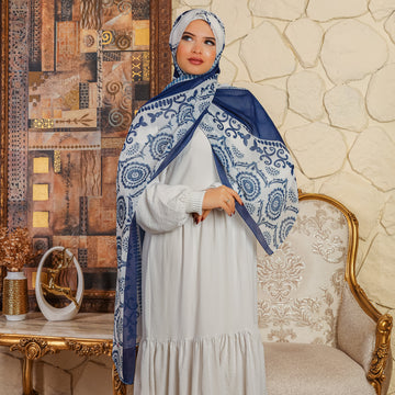 طرحة شيفون ديجيتال ٢متر - SC9301