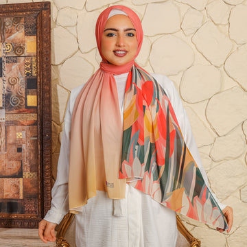 طرحة شيفون ديجيتال ٢متر - SC9308