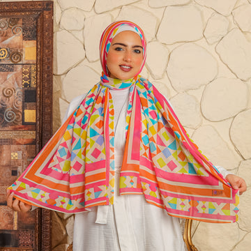 طرحة شيفون ديجيتال ٢متر - SC9310