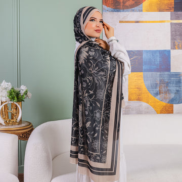 طرحة شيفون ديجيتال ٢متر -SC9325