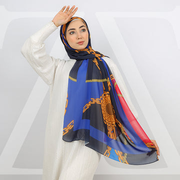 طرحة شيفون ديجيتال 180 - SCM127