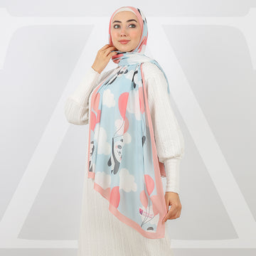 طرحة شيفون ديجيتال 180 - SCM128