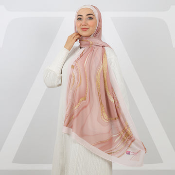 طرحة شيفون ديجيتال 180 - SCM136