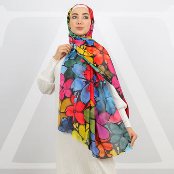 طرحة شيفون ديجيتال 180 - SCM417