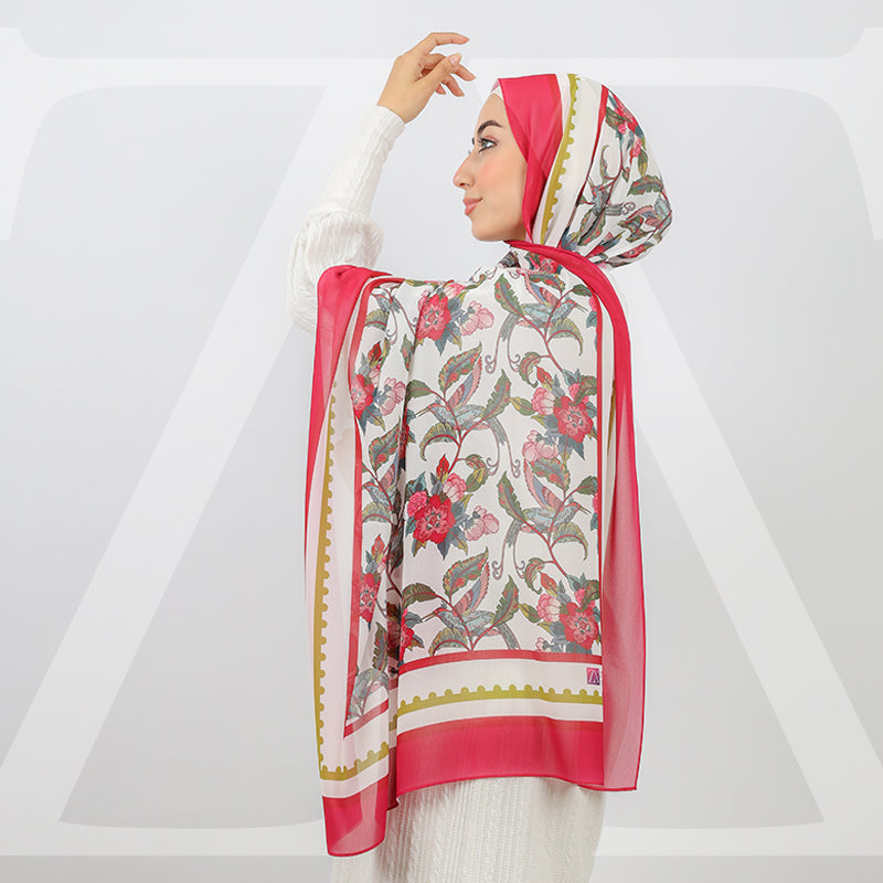 طرحة شيفون ديجيتال 180 - SCM484