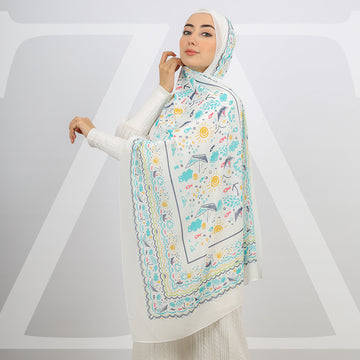 طرحة شيفون ديجيتال 180 - SCM486