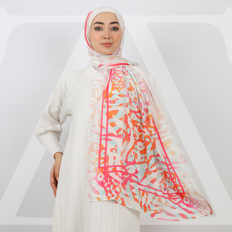 طرحة شيفون ديجيتال 180 - SCM511