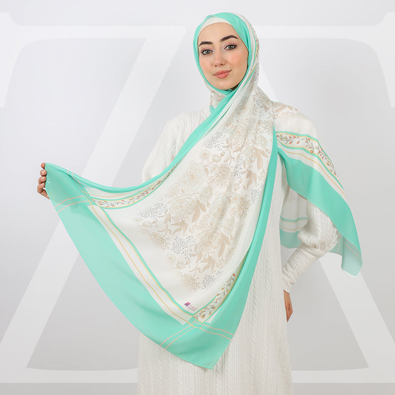 طرحة شيفون ديجيتال 180 - SCM519