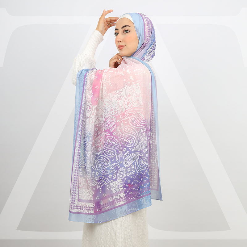 طرحة شيفون ديجيتال 180 - SCM526