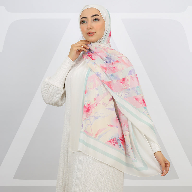 طرحة شيفون ديجيتال 180 - SCM536