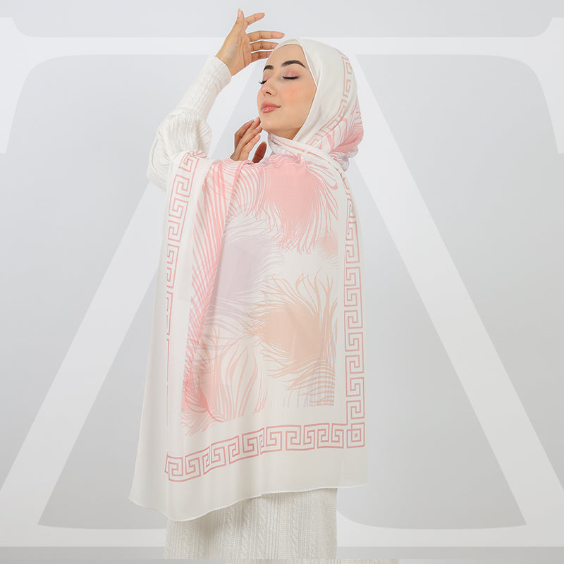 طرحة شيفون ديجيتال 180 - SCM560