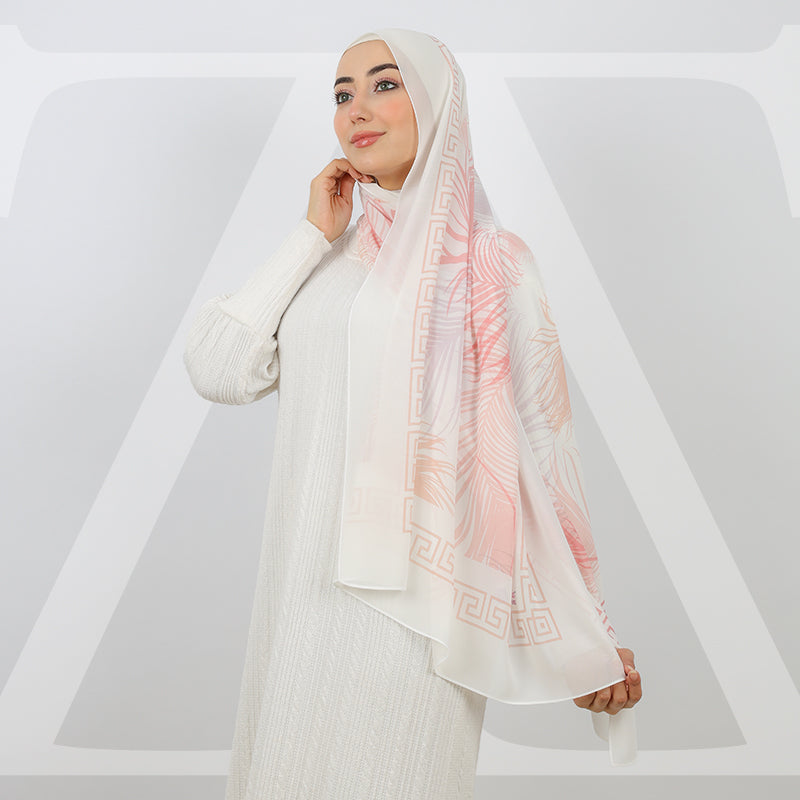 طرحة شيفون ديجيتال 180 - SCM560