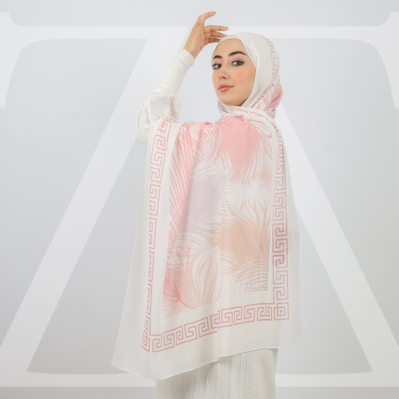طرحة شيفون ديجيتال ١٨٠سم *٧٠سم - SCM560
