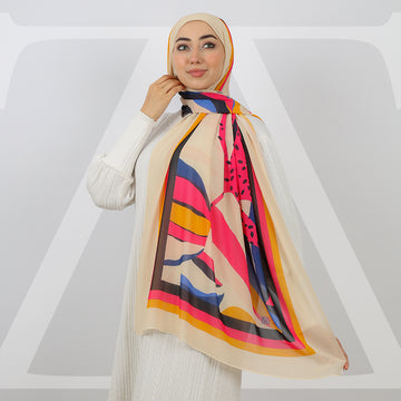 طرحة شيفون ديجيتال 180 -SCM571