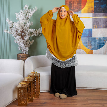 خمار صلاة فيسكوز زمرد   - SF5511