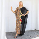 عباية شيفون وجوه  - Chiffon Faces Kaftan
