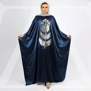عباية دبي حرير ستان تطريز - STN5022