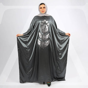 عباية دبي حرير ستان تطريز - STN5031