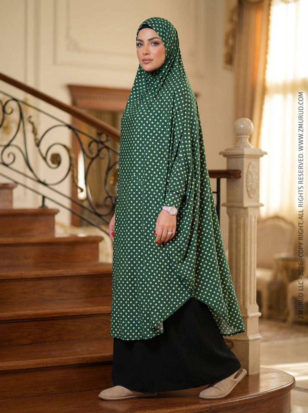 خمار سعودي منقط - SZ2511