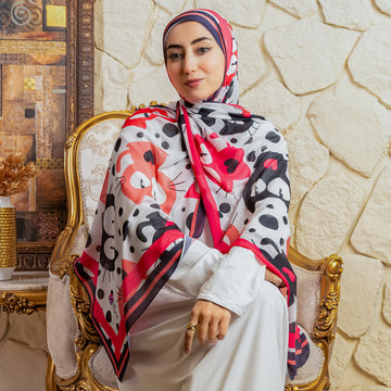 طرحة شيفون ديجيتال ٢متر - SC8665