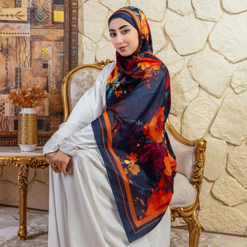 طرحة شيفون ديجيتال ٢متر - SC9173