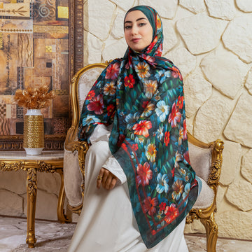 طرحة شيفون ديجيتال ٢متر - SC9253