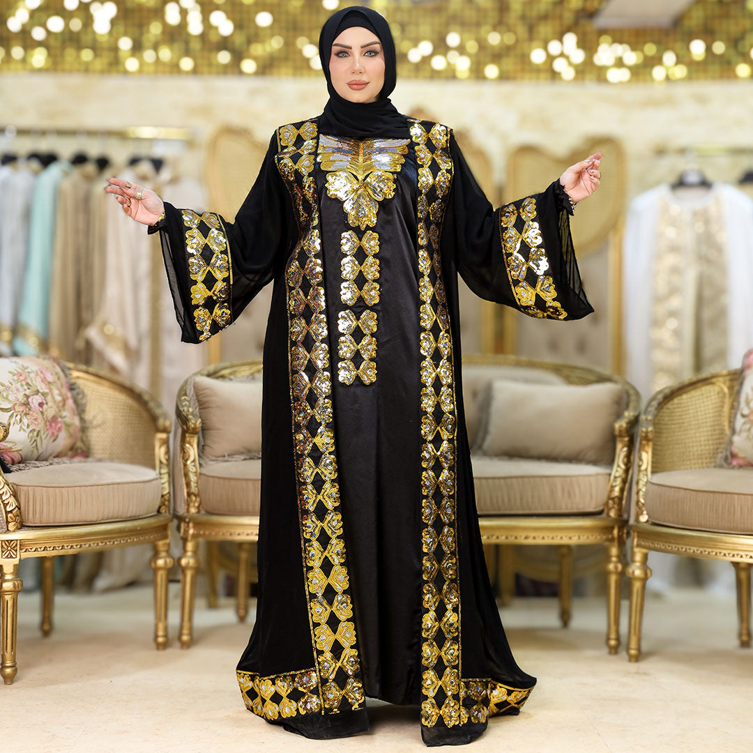 تكشيطة مغربية قطعتين تطريز - TAMSF101