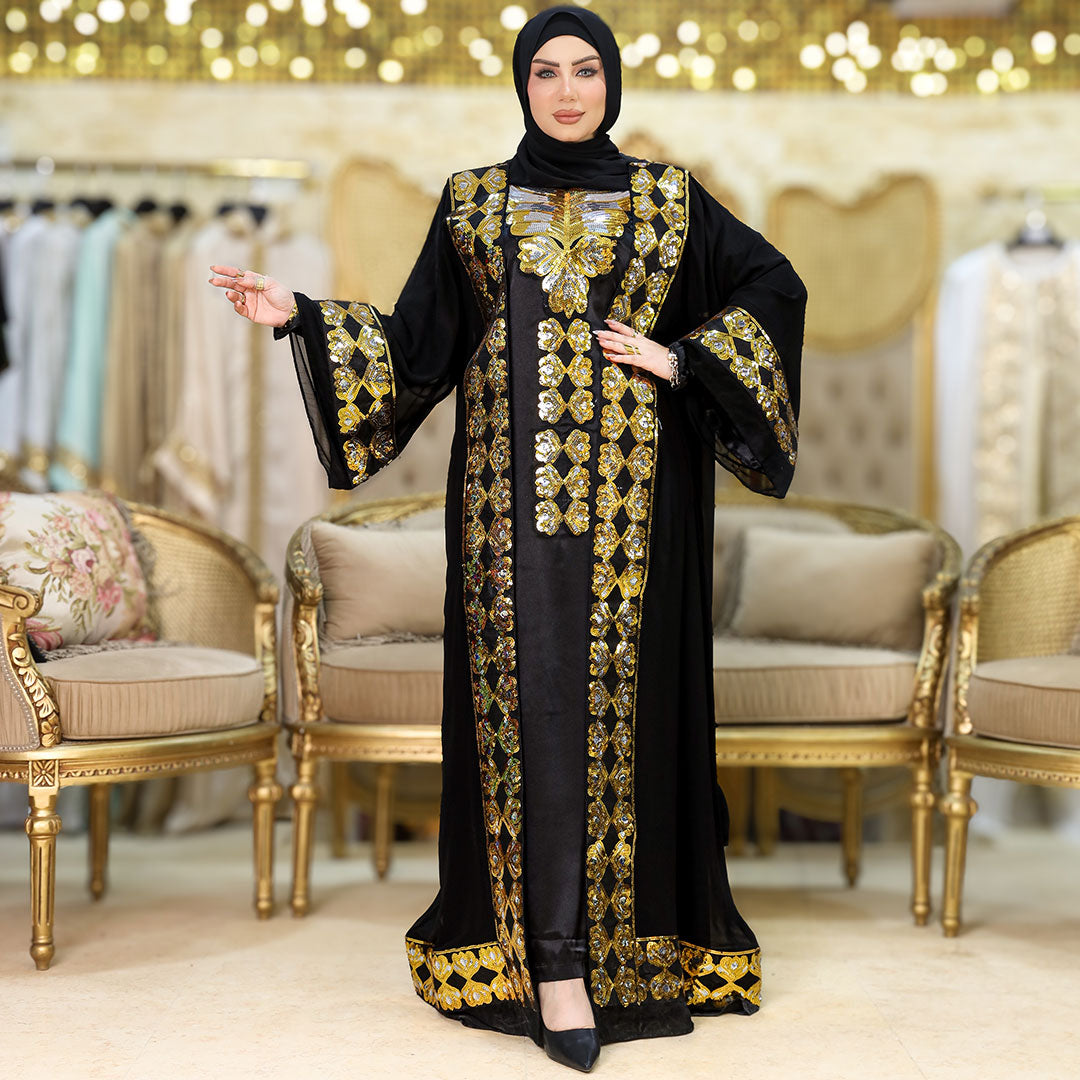 تكشيطة مغربية قطعتين تطريز - TAMSF101