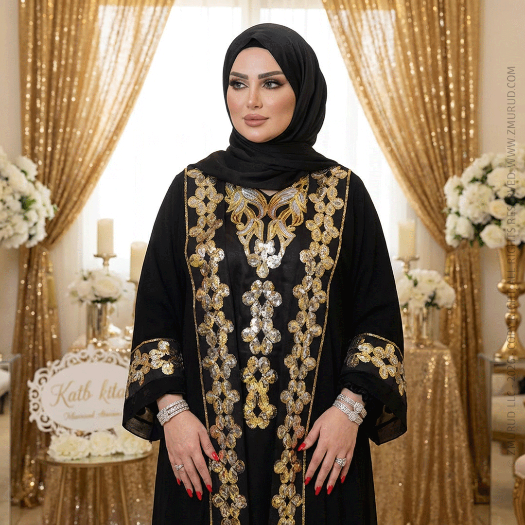 تكشيطة مغربية قطعتين تطريز - TAMSF102