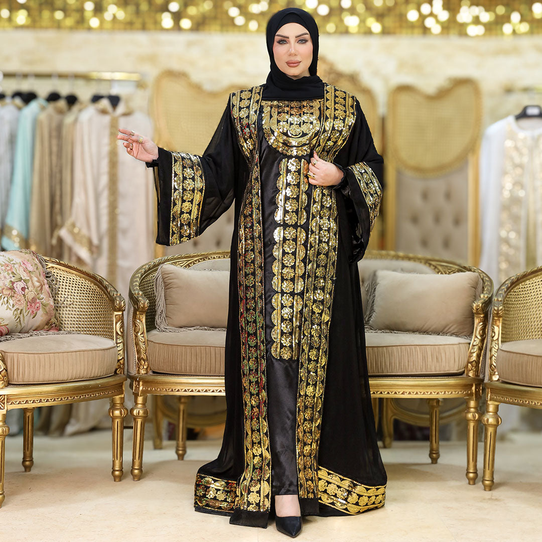 تكشيطة مغربية قطعتين تطريز - TAMSF100