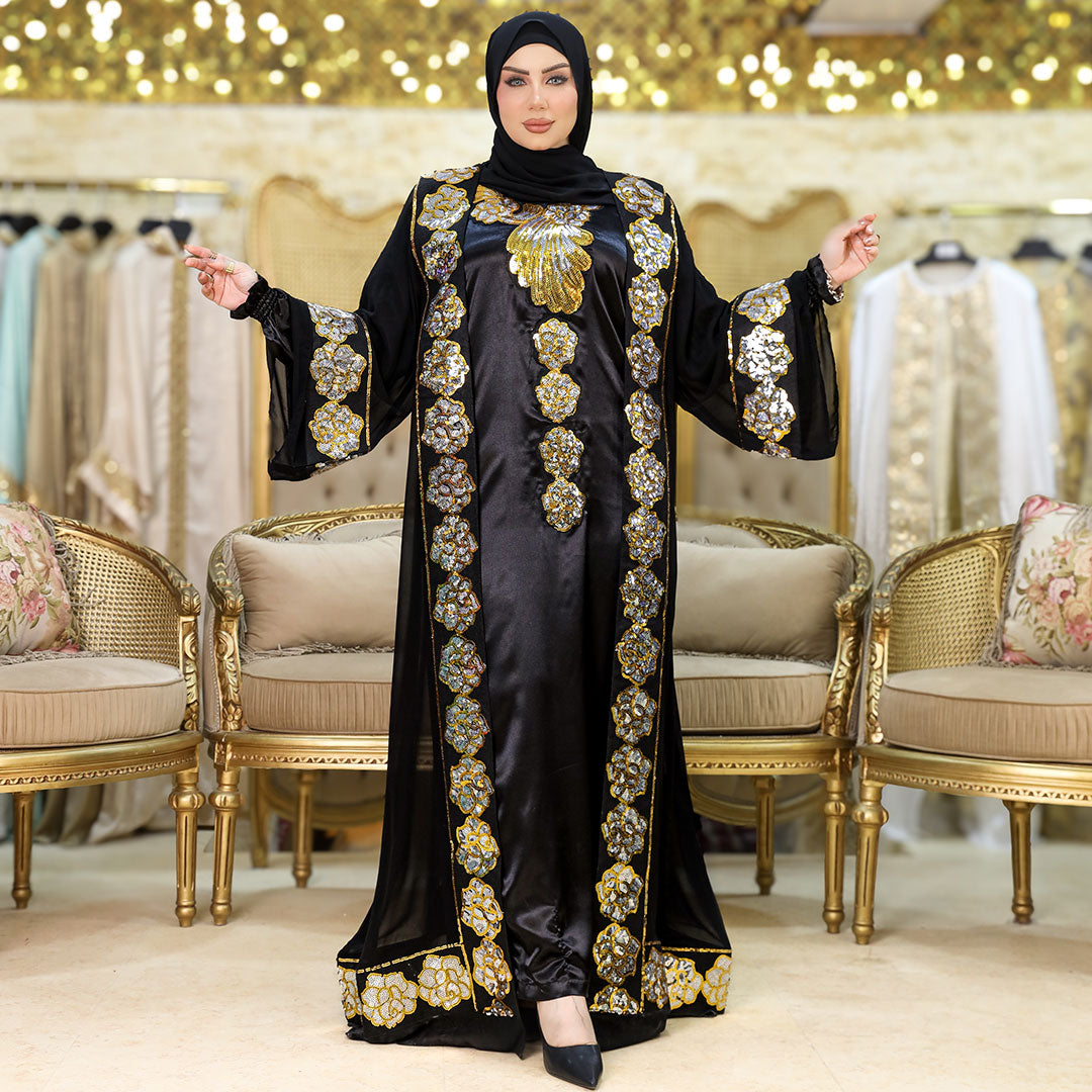 تكشيطة مغربية قطعتين تطريز - TAMSF103