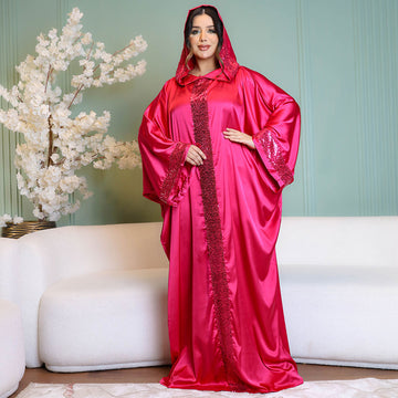 إسدال مغربى كابيشو حرير -dpif009