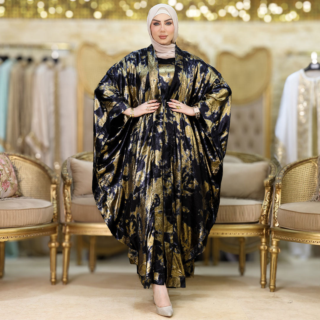 طقم قفطان إماراتي شايني - DPTKA007