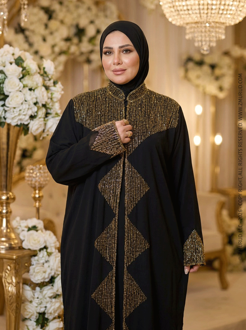 قفطان سواريه تطريز - dscd152