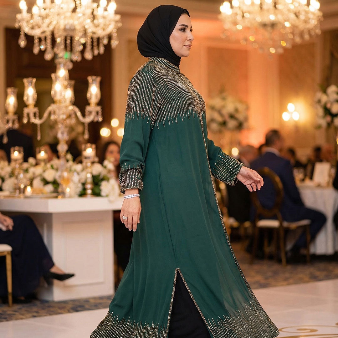 قفطان سواريه تطريز - dscd159