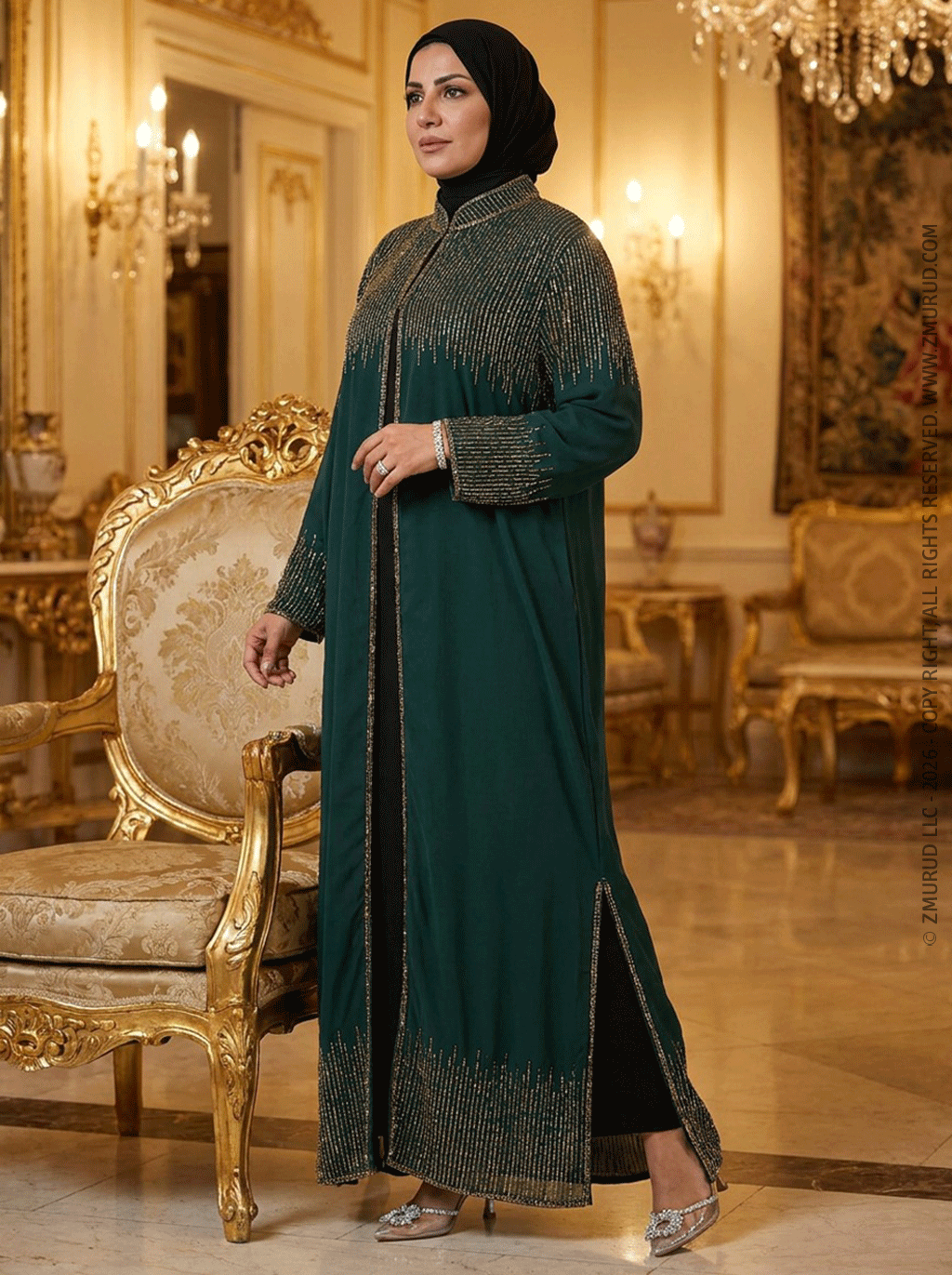 قفطان سواريه تطريز - dscd159