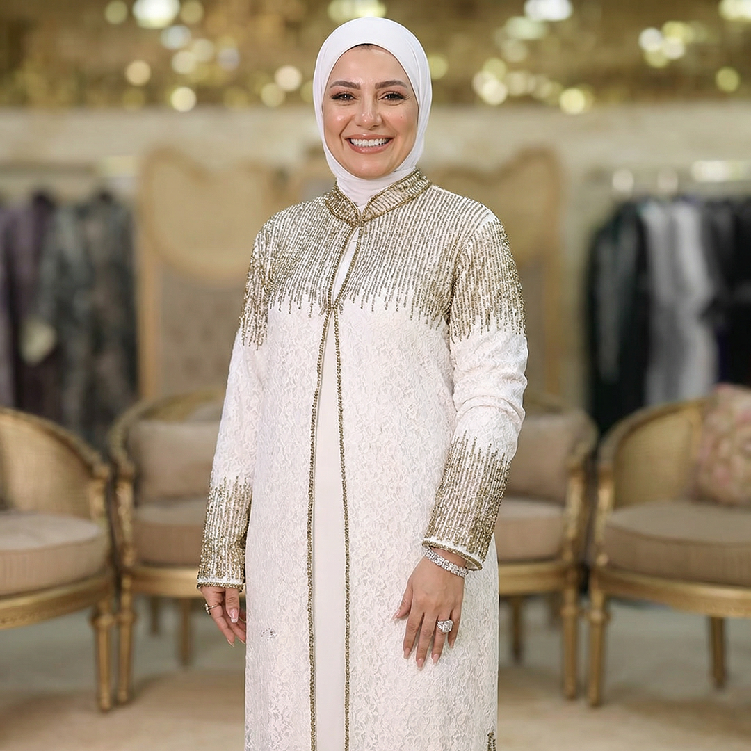 قفطان سواريه تطريز - dscd168