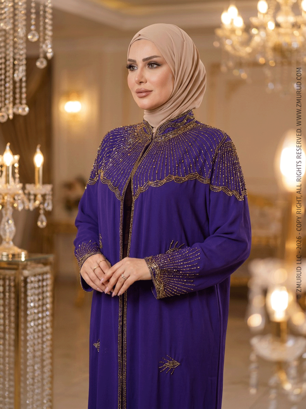 قفطان سواريه تطريز - dscd226