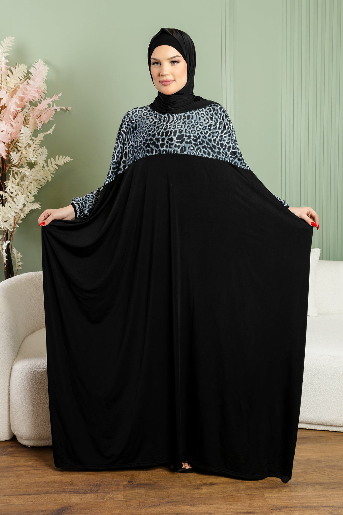 عباية سعودي بطرحة-Ezt110