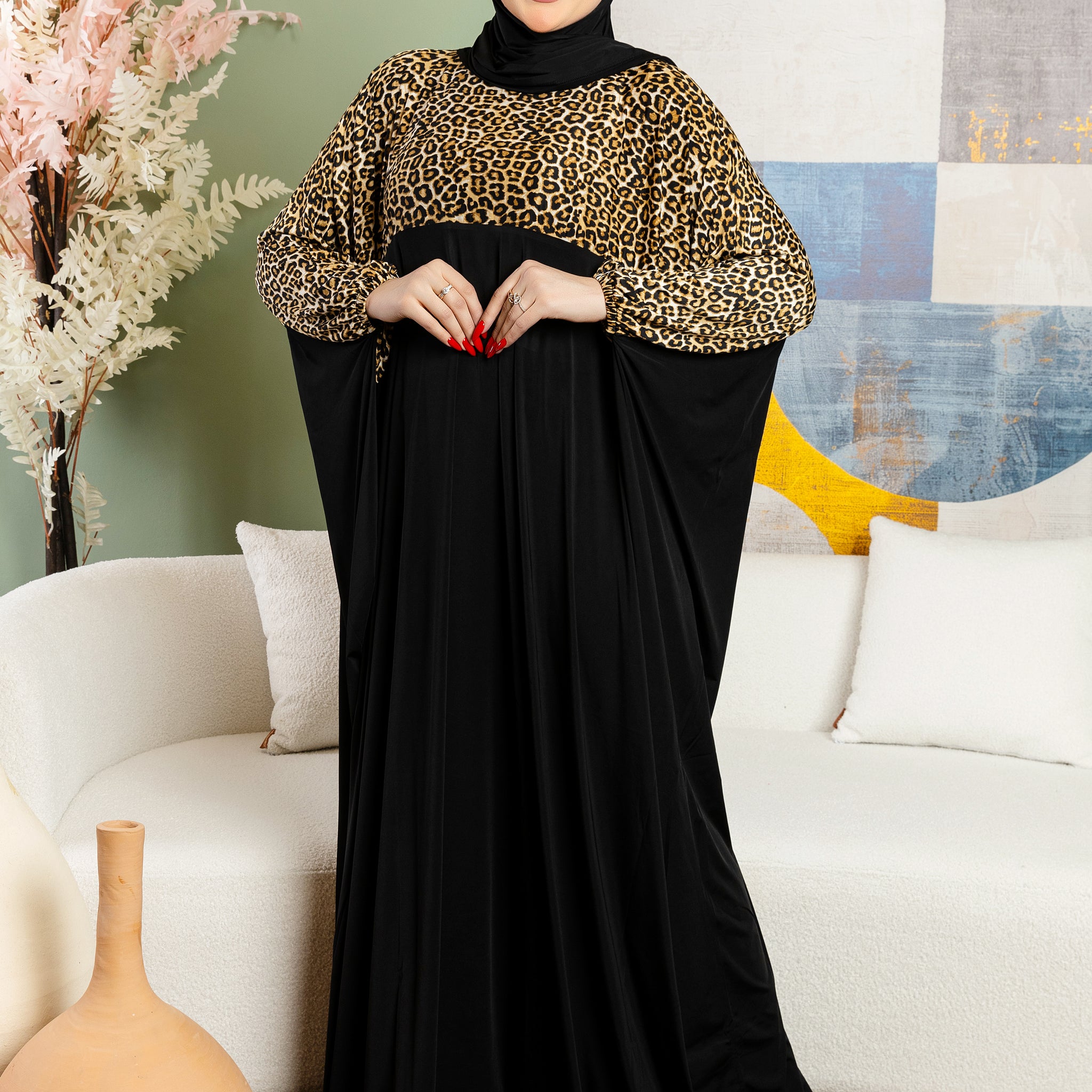 عباية سعودي بطرحة-ezt117