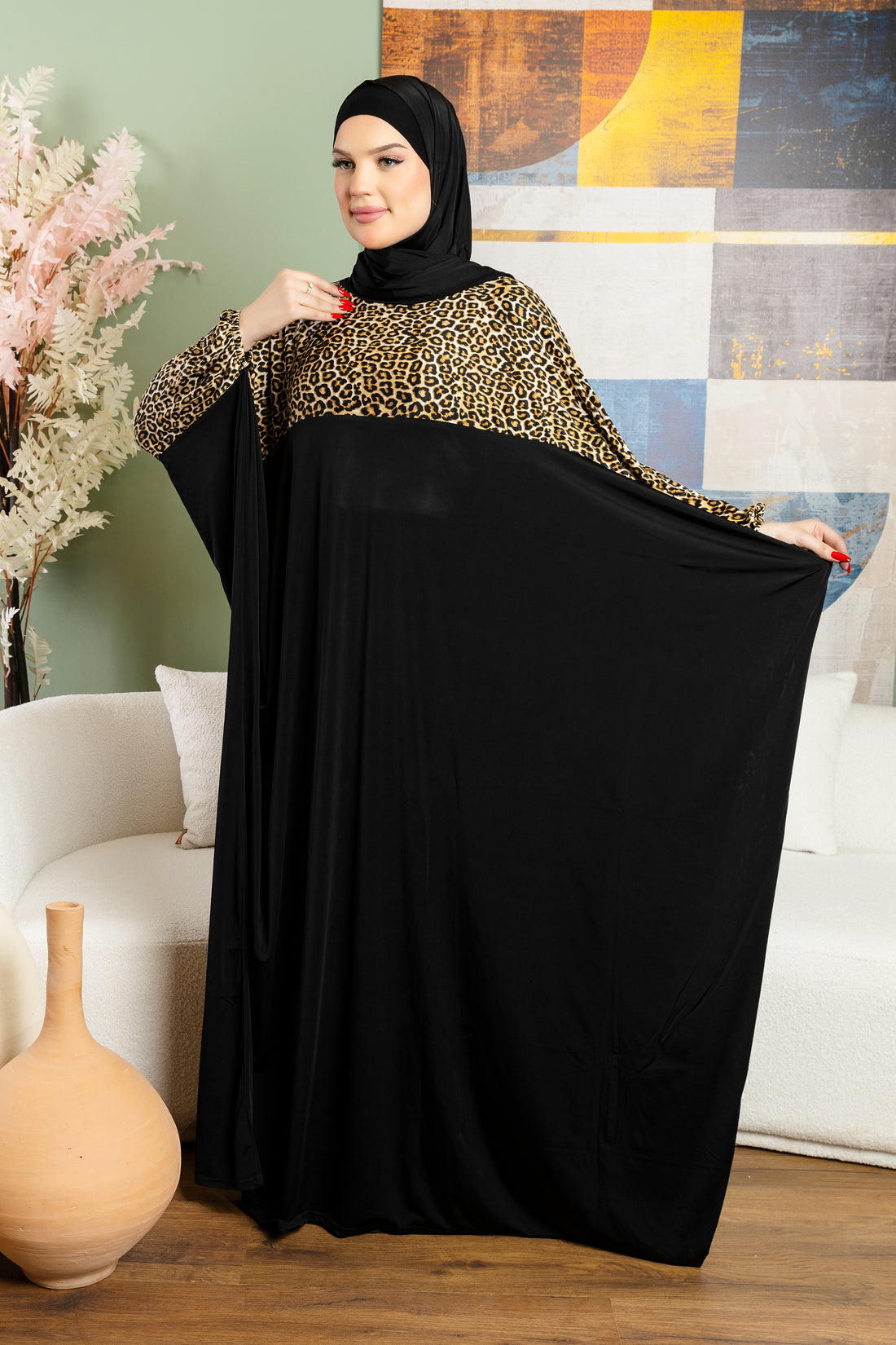 عباية سعودي بطرحة-ezt117