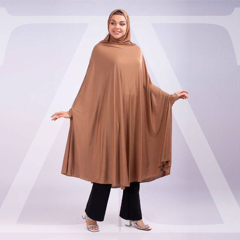 خمار زمرد سادة جيرسيه زبدة - KHM1006