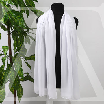 180 طرحة كريب شيفون ساده - MKRP522