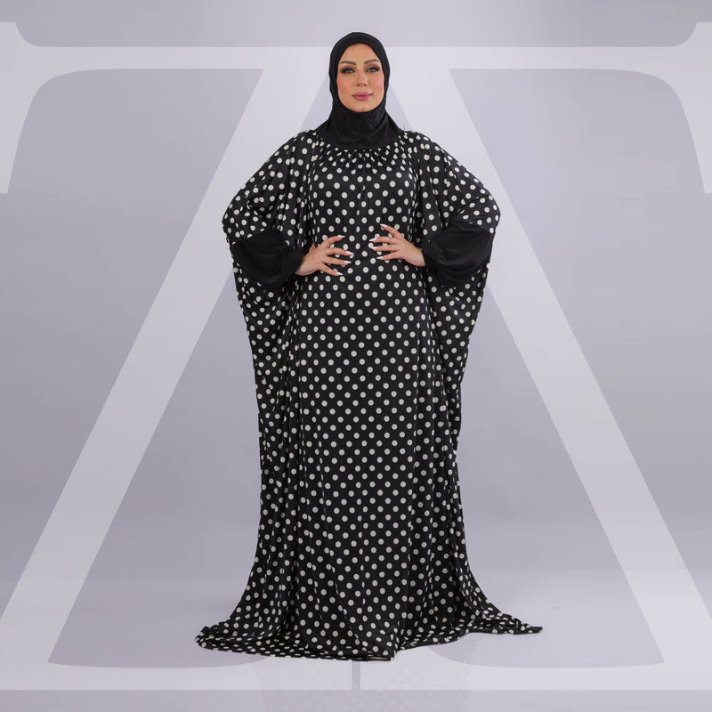 إسدال جيرسيه ليكرا قطعه واحده تلبيسة(ملحفه)  - MLZ5537