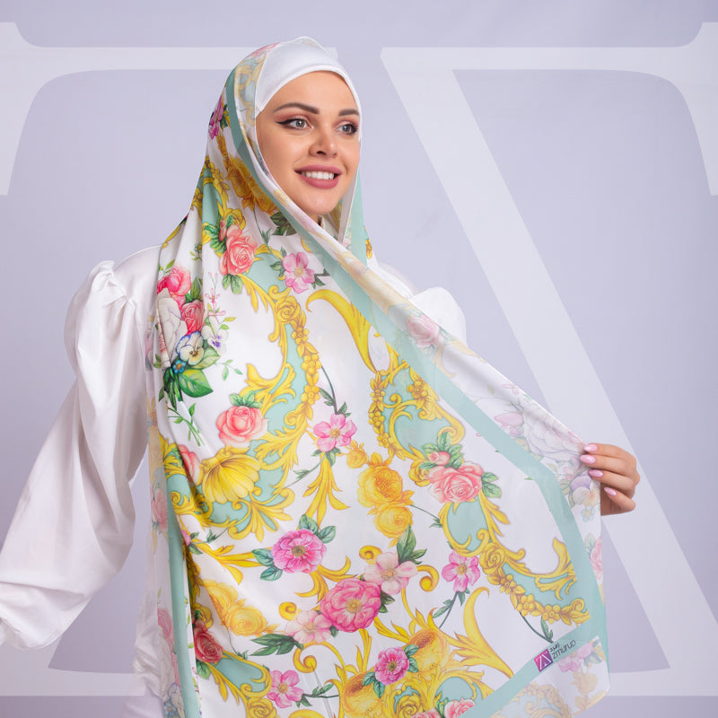 طرحة شيفون ديجيتال ٢متر - SC8318