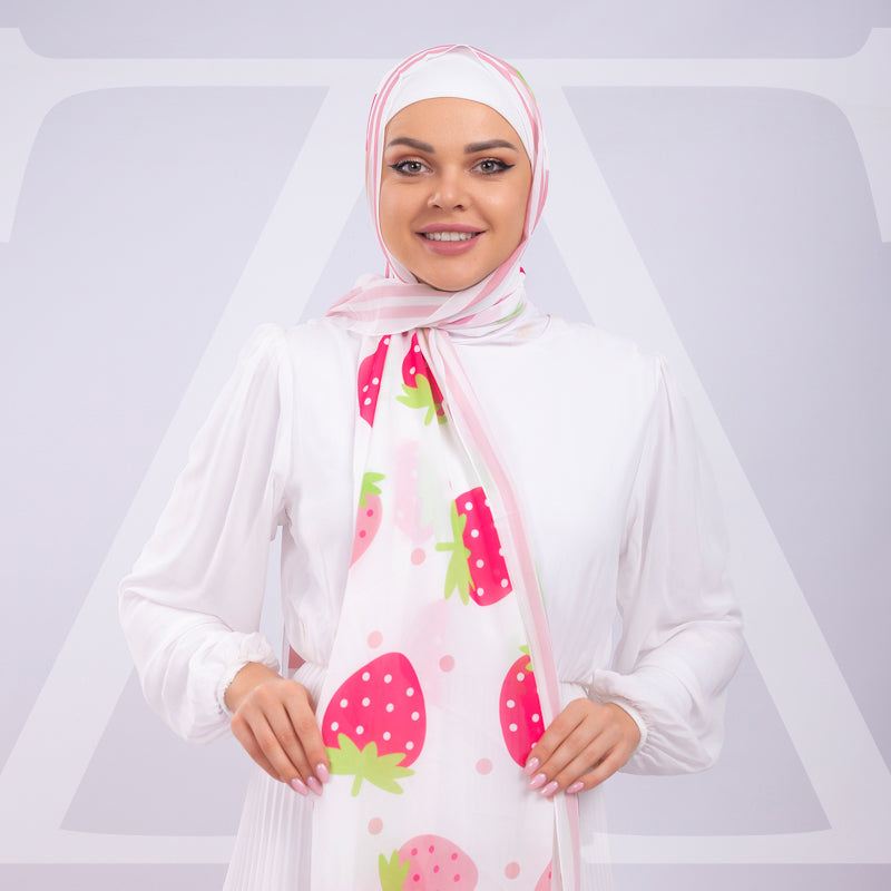 طرحة شيفون ديجيتال ٢متر - SC8691