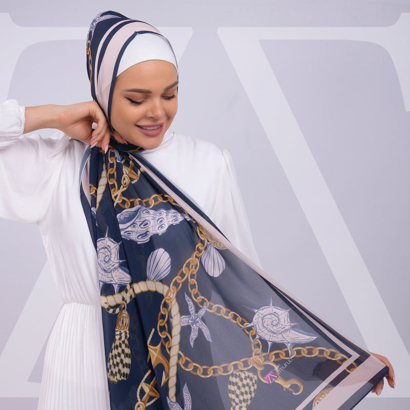 طرحة شيفون ديجيتال ٢متر - SC8744