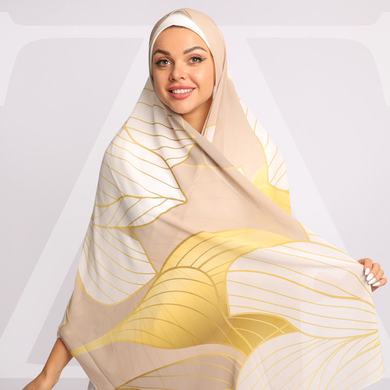 طرحة شيفون ديجيتال ٢متر - SC8879