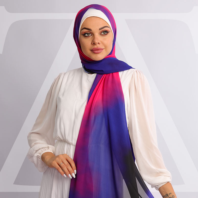 طرحة شيفون ديجيتال ٢متر - SC8956